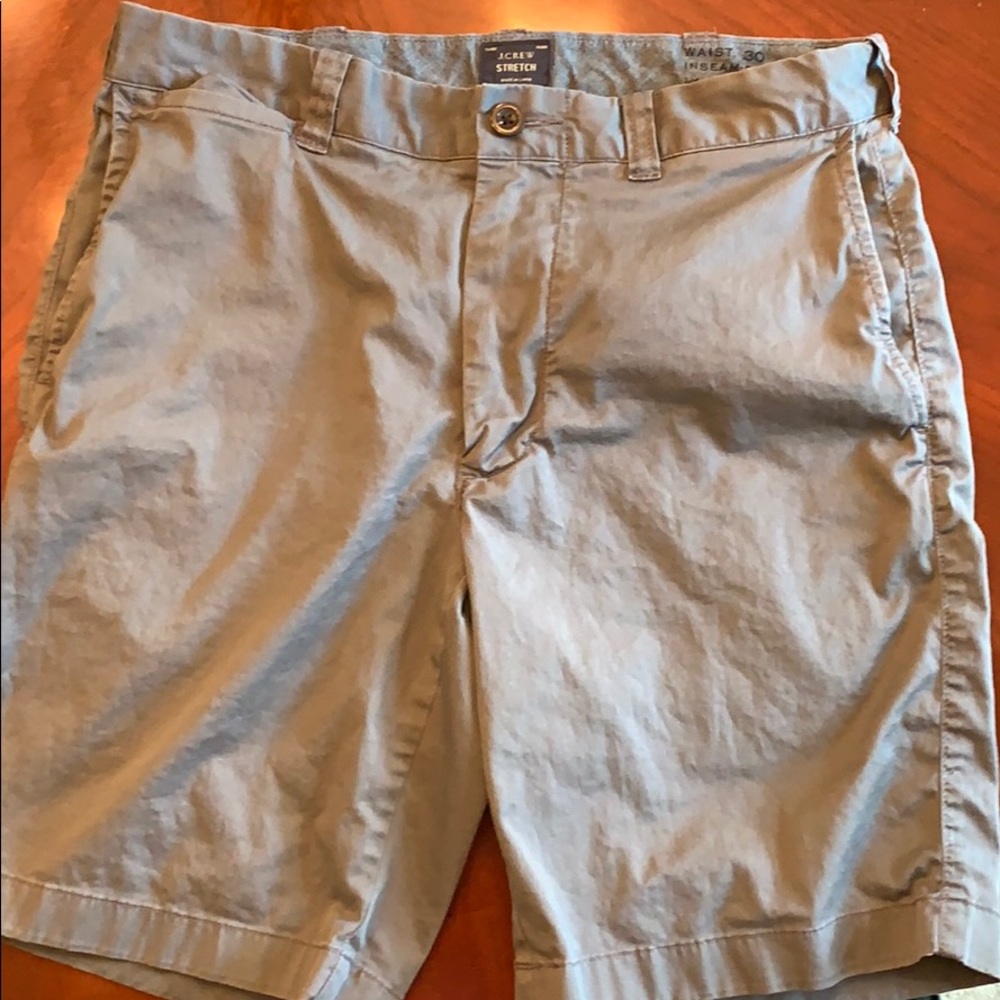 Mens shorts JCrew waist 30 9” inseam stretch